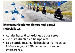 Pack EJEAS V6 Pro para 4 Cascos.