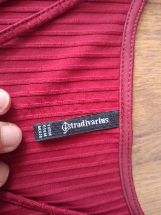 Body Stradivarius Rojo Talla M