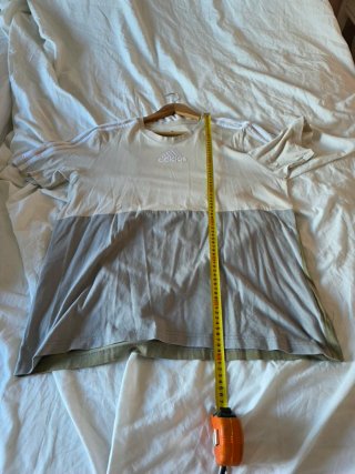Camiseta Adidas original algodón 100x100 blanco Gr