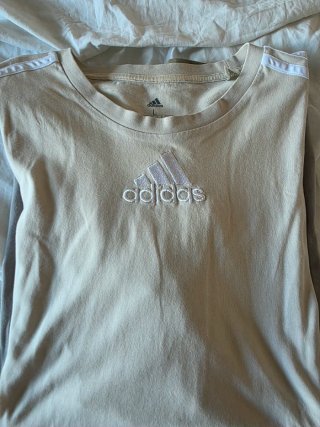 Camiseta Adidas original algodón 100x100 blanco Gr