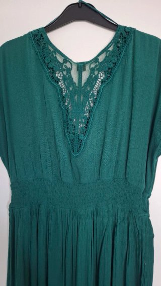 Vestido Largo Verde Kiabi Talla Única Nuevo