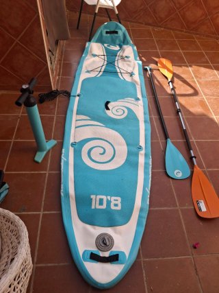 Tabla Paddle Surf 10'8 Azul y Blanca