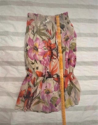 Top senza maniche floreale