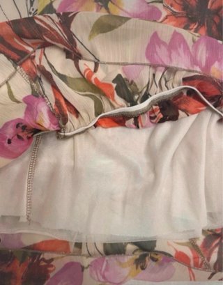 Top senza maniche floreale