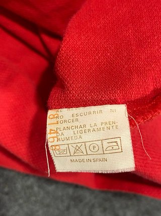 Polo Burberry Vintage rojo Talla XL original 100%