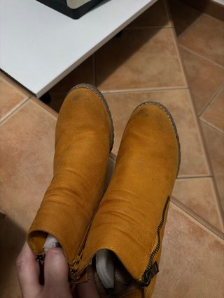 Botines camel talla 41