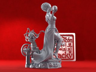 Figura Frankenstein Bride, Universal Monstes 1/8