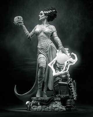 Figura Frankenstein Bride, Universal Monstes 1/8