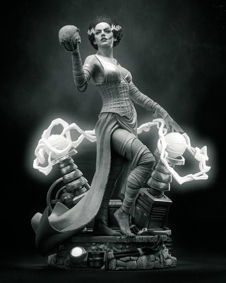 Figura Frankenstein Bride, Universal Monstes 1/8