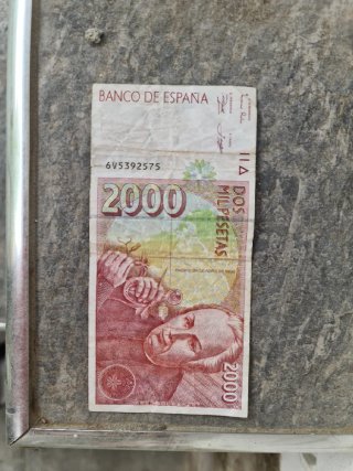 Billete 2000 Pesetas y 1000 pesetaBanco de España