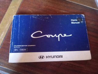 Manual Hyunday coupe