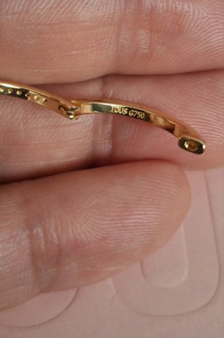 Pendientes Tous Aro Dorados con Circonitas