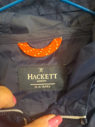 Cortavientos Hackett Azul y Blanco talla 15/16