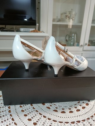 Zapatos Pinko Talla 36 Tacón Blanco