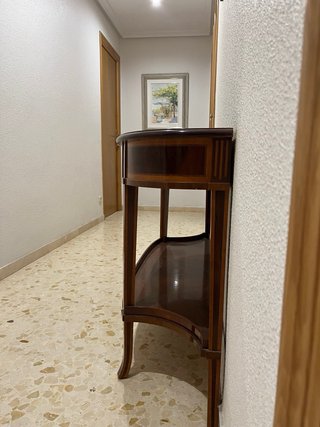 Cómoda de entrada de madera