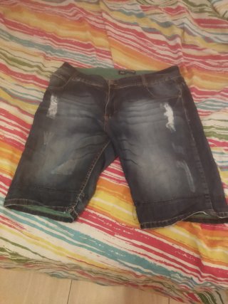 Pantalón corto tejano J&B Fashion azul