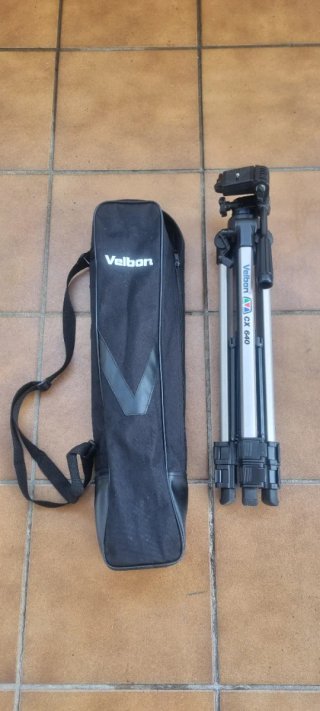 Trípode Velbon CX 640 con funda