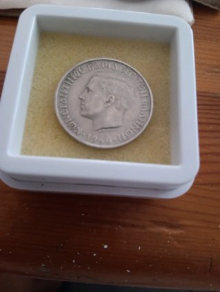 Moneda antigua 10 Dracmas Grecia