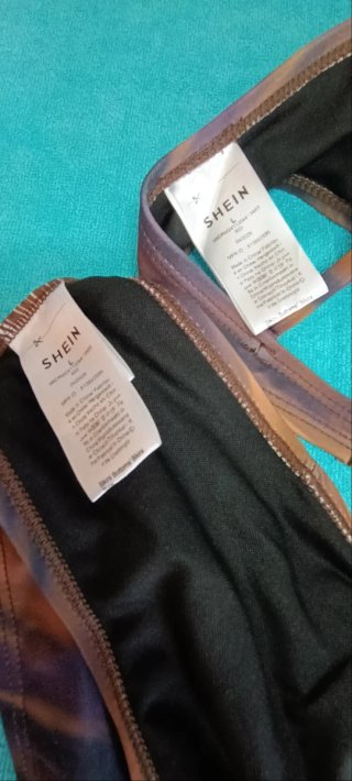 Bikini Mujer Marrón y Morado