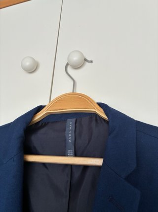 Traje Zara azul marino Talla 42