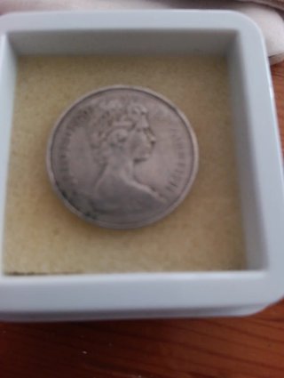 Moneda Antigua 10 New Pence