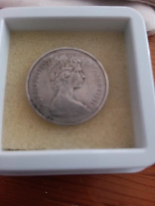 Moneda Antigua 10 New Pence