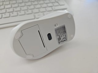 Teclado y ratón inalámbricos Tecknet blancos