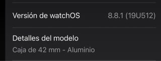 Apple Watch Series 3 GPS 42mm Negro