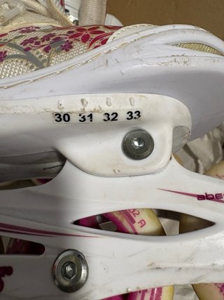 Patines en línea para niña, talla ajustable30-33