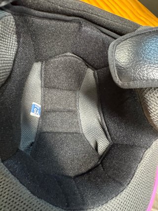 Casco Moto Rosa Infantil