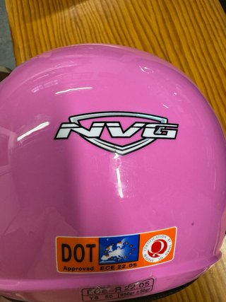 Casco Moto Rosa Infantil