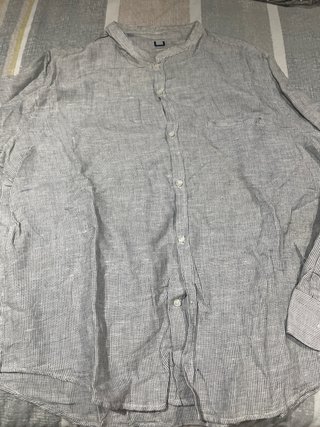 Camisa Adolfo Dominguez cuello mao rayas verano
