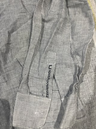 Camisa Adolfo Dominguez cuello mao rayas verano