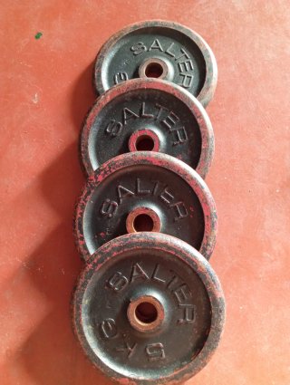 12 discos de 5 kg