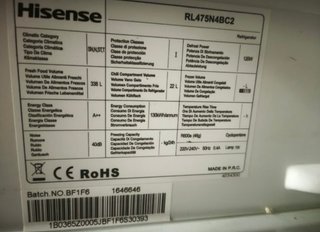Nevera y Congelador Hisense