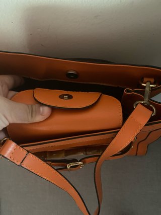 Bolso Naranja Bamboo