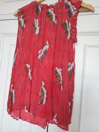 Kimono y blusa sin mangas Coster, T/ M y 36.