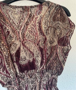 Camiseta fluida Bershka étnica M