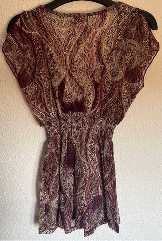 Camiseta fluida Bershka étnica M