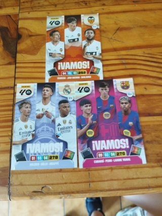 Adrenalyn XL Vamos Real Madrid, Valencia y Barça