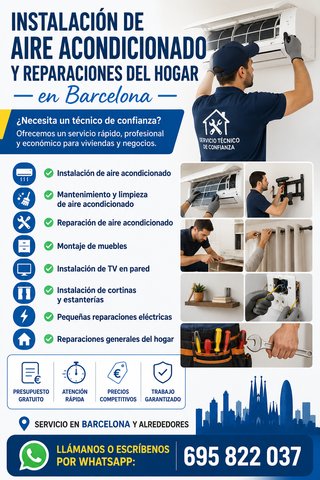 Instalación de Aire Acondicionado y Reparaciones