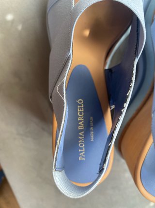 Paloma Barceló Cuña Azul/Gris
