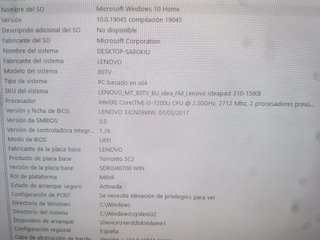 Placa Base Lenovo Ideapad 310-15IKB