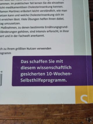 Cholesterin selbst senken in 10 Wochen Selbsthi...
