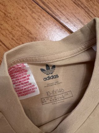 T-shirt Adidas Bambina Beige