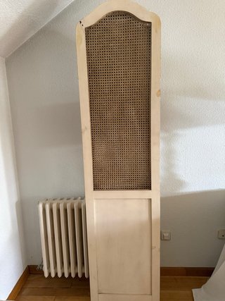 Biombo de 3 paneles con rejilla