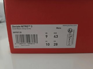 Zapatillas Running Puma Deviate Nitro 3 Amarillas