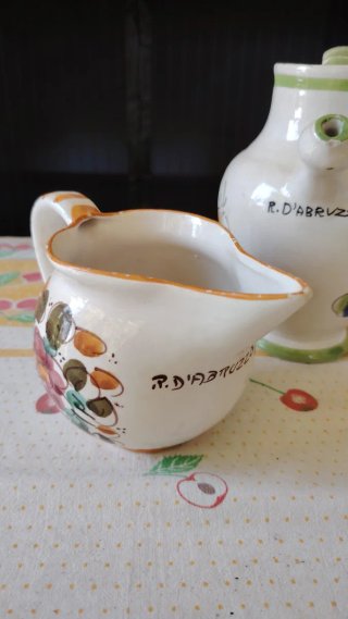 Brocche ceramica Castelli Abruzzese vintage