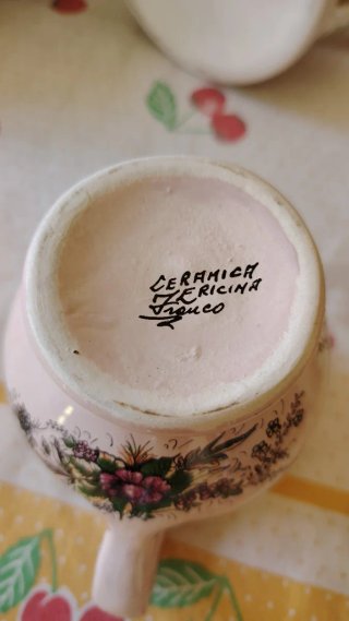 Brocche ceramica Castelli Abruzzese vintage