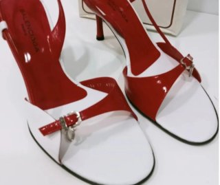 Zapatos Balenciaga Talla 38 Rojo/Blanco